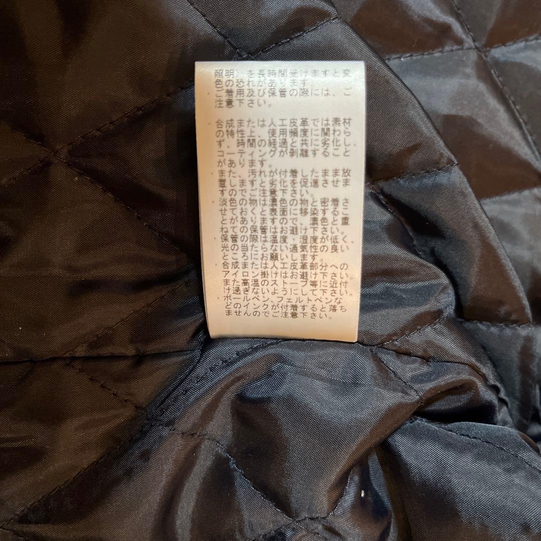 BEAMS HERTE スタジャン　Sサイズ/ブラック/ホワイト