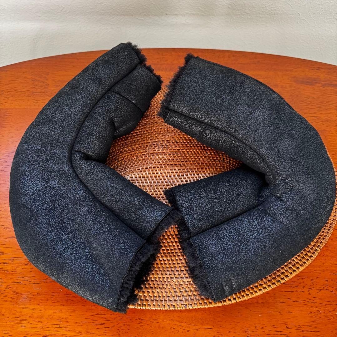 【ユリウスJULIUS ラムレザーボアジップグローブ 】