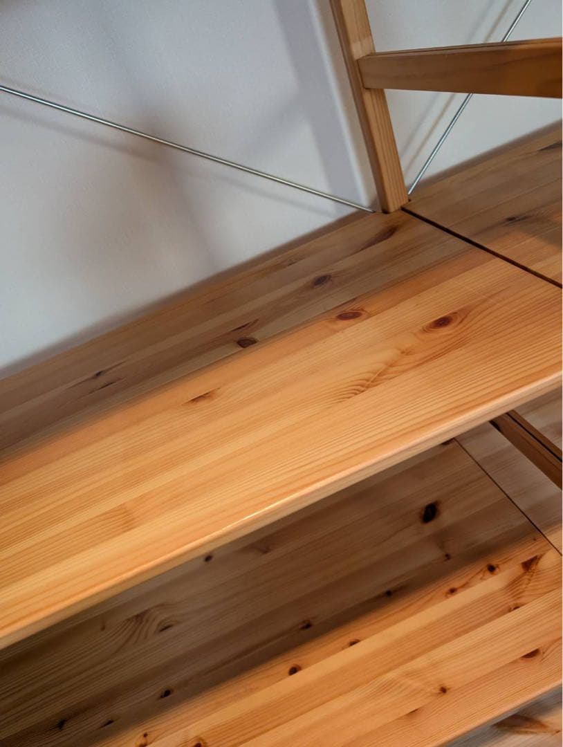 ■送料込■無印良品 MUJI パイン材 ユニットシェルフ 棚板6段 ラック