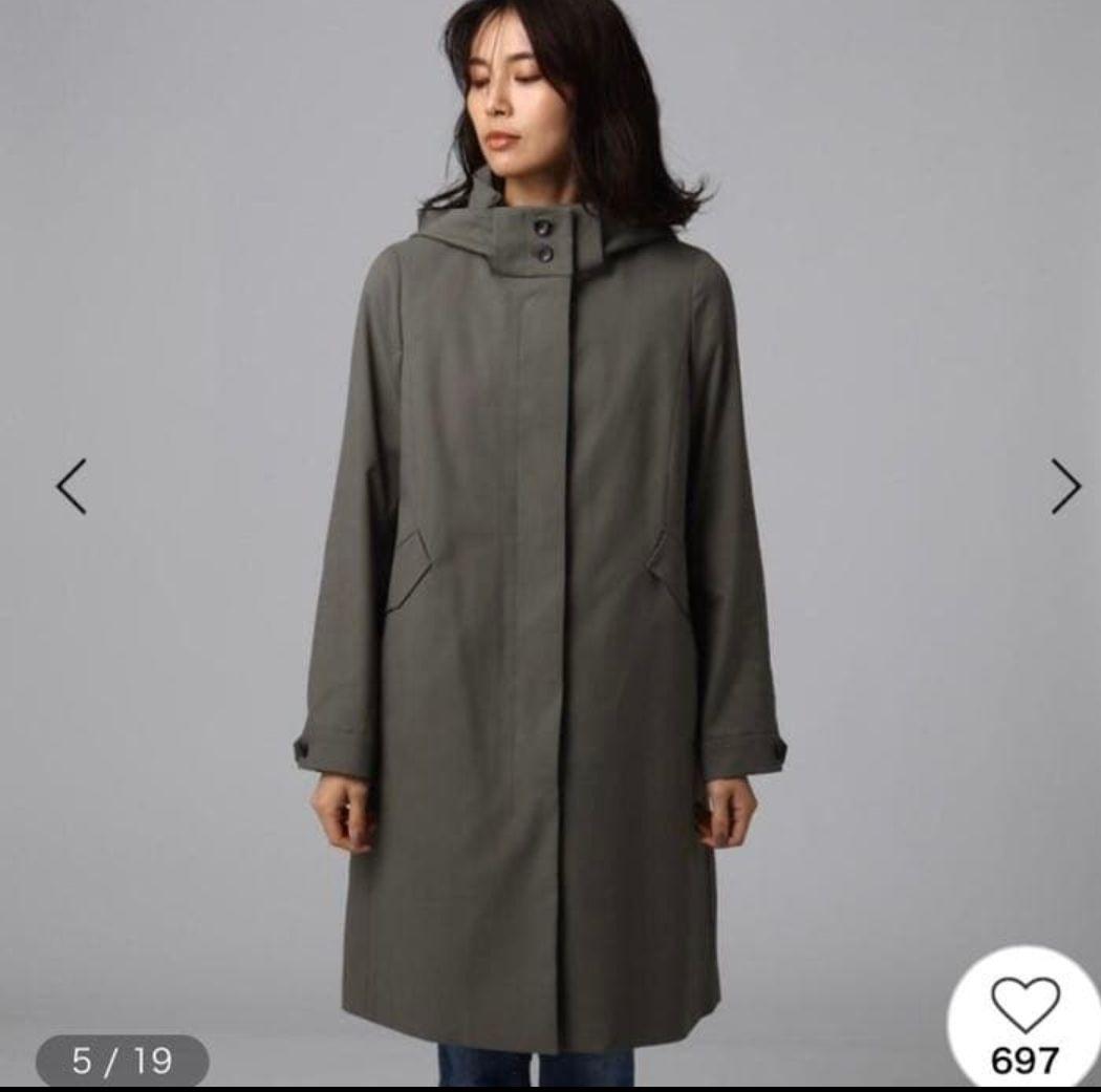 美品！UNTITLED Thermore ライナー付 フーデットコート 撥水　M