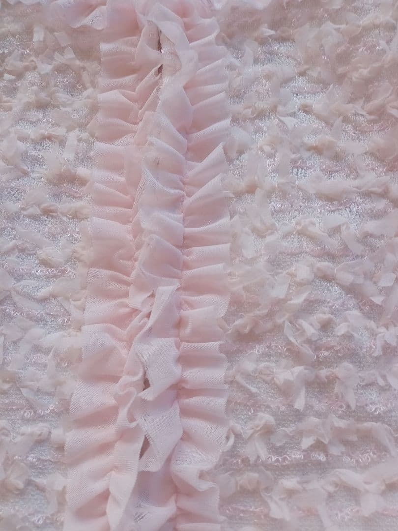 エムズグレイシー♡ファンシーツイード♡フリル♡華やか 上品 ジャケット 姫ピンク