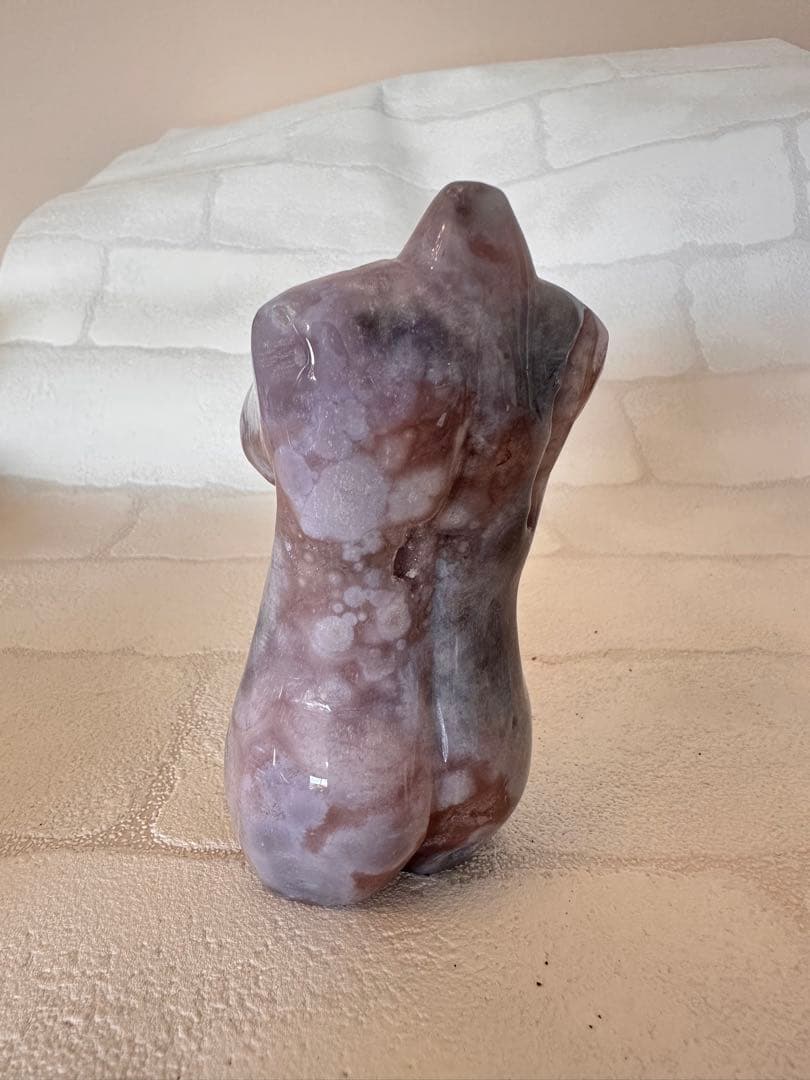 ピンクアメジスト　ブルーアゲート　ウーマンボディ　天然石