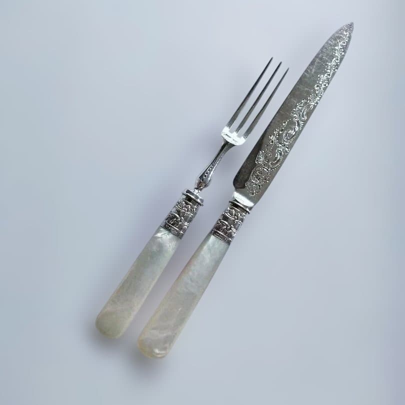 カトラリーセット②　マザーオブパール　白蝶貝　アンティーク　ビンテージ