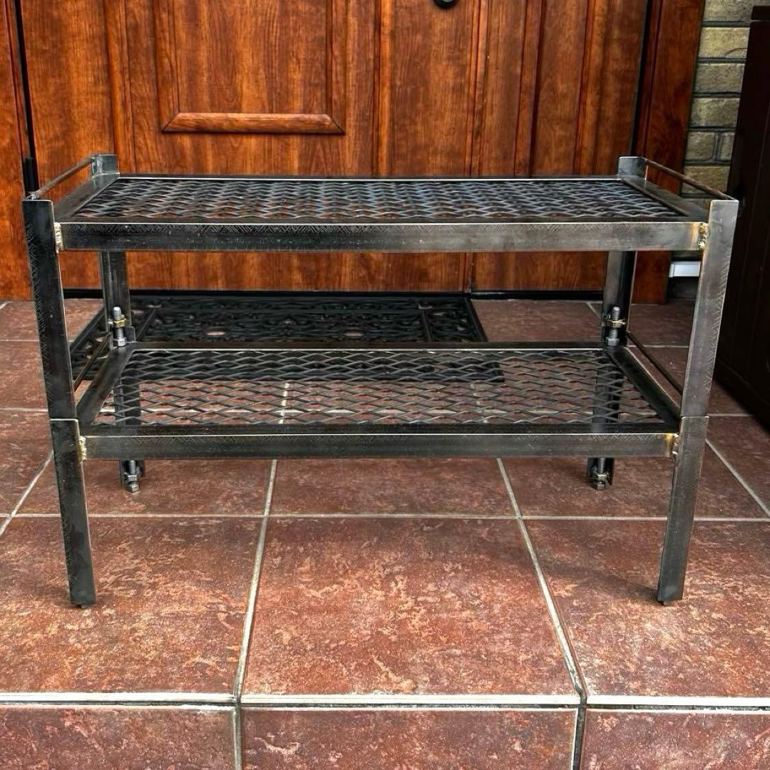 アイアンラック　2台　60cm 植物棚　アガベ　シューズラック　ディスプレイ棚