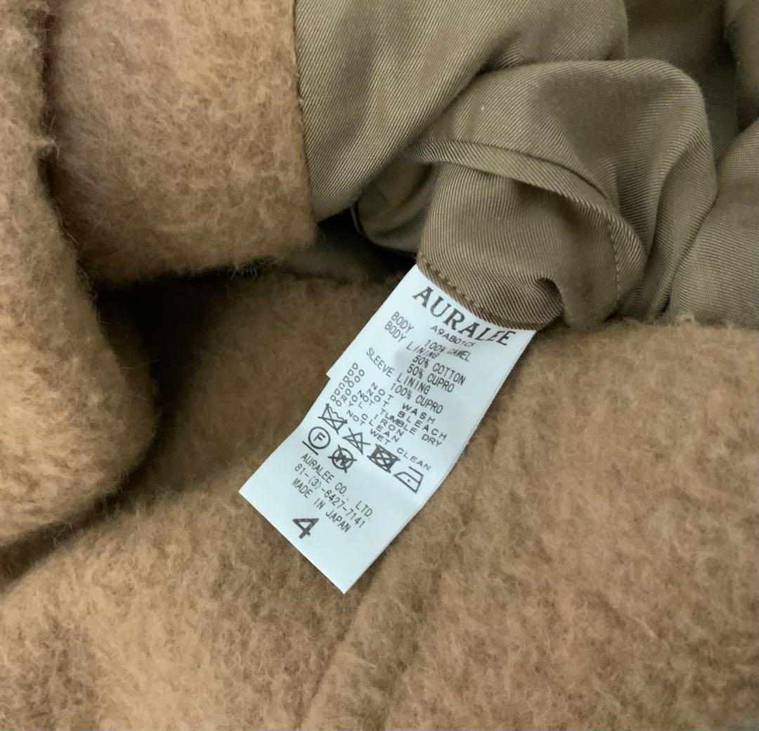 ジャケット・アウター BABY CAMEL BRUSHED MELTON BLOUSON