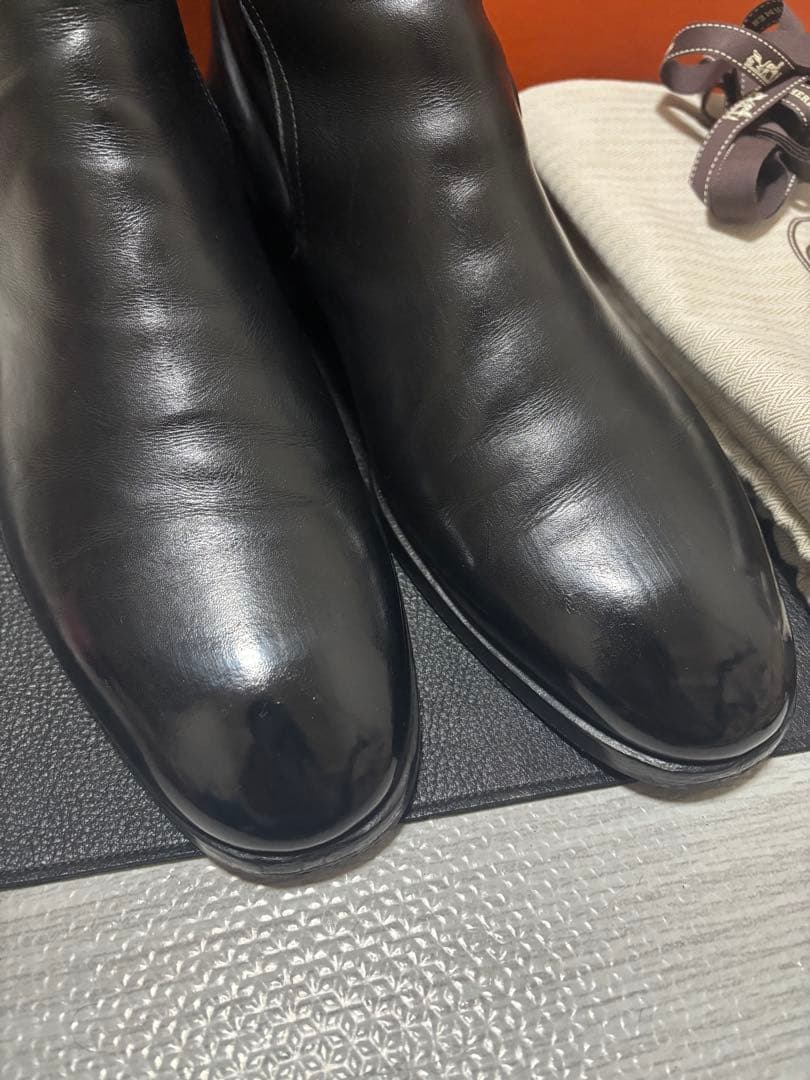 エルメス　HERMES ジョッパーブーツ　ブラック