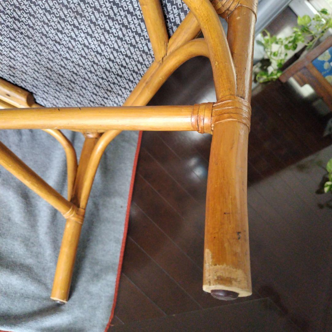 アンティーク OLIVER 海外輸入品 高級 肘付 ラタン アームチェア 一脚