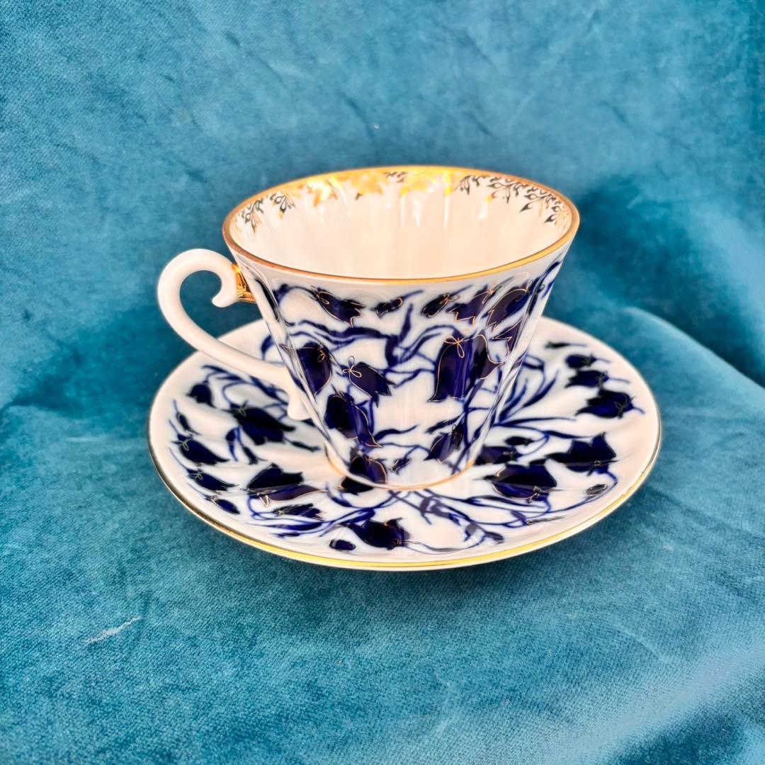 ロモノーソフ　ロシア製 カップ&ソーサー　ケーキプレートセット 新品未使用