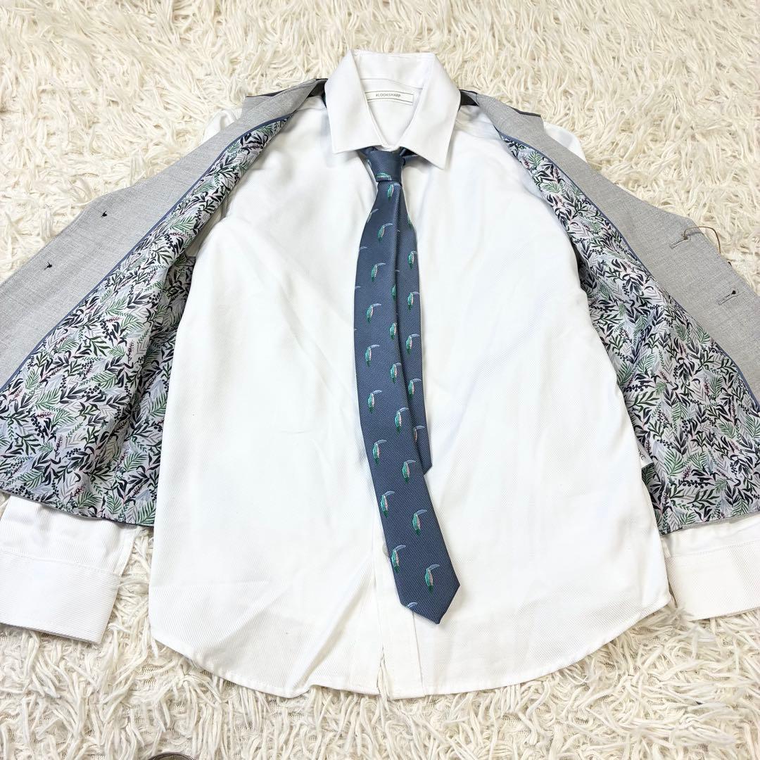 未使用 NEXT キッズフォーマルスーツ6点セット ブルー 130 入学式