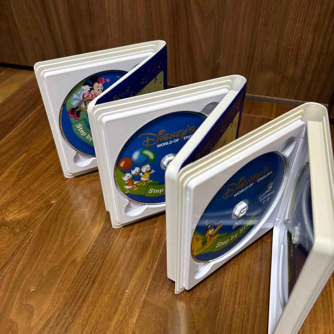 ディズニー 英語教材 Step by Step DVD12巻セット