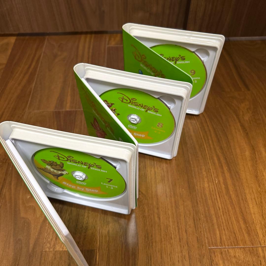 ディズニー 英語教材 Step by Step DVD12巻セット
