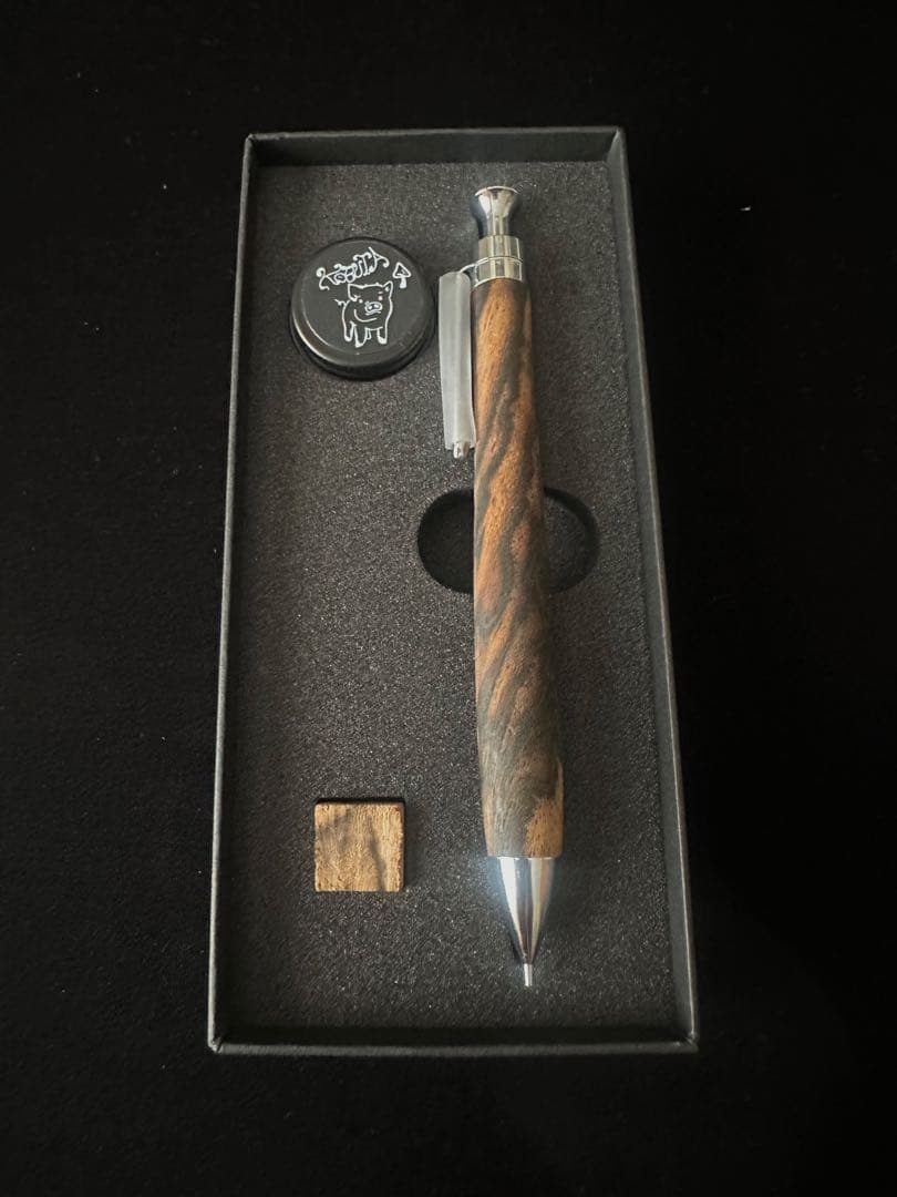 こぶた工房 シャープペンシル 極上黒柿0.5mm