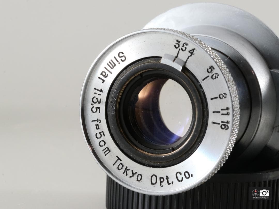希少Tokyo Opt Simlar 5cm F/3.5 Ｌ３９レンズ整備済