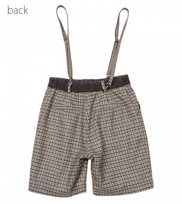 MILK ミルク 探偵風 ケープ マント コート パンツ チェック柄セットアップ