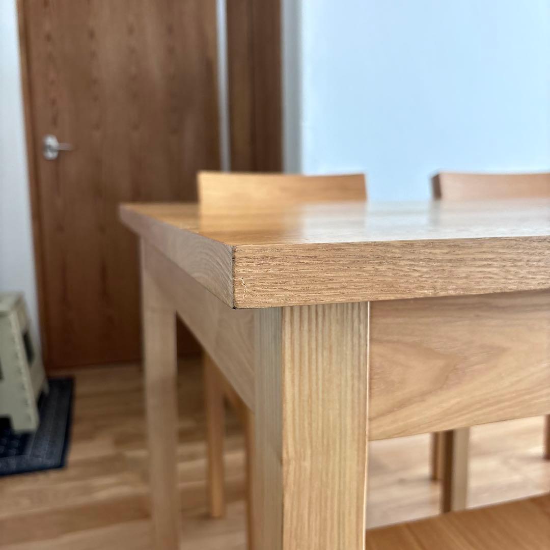 【お引取限定】unico ウニコ ダイニングテーブル セット HUTTE