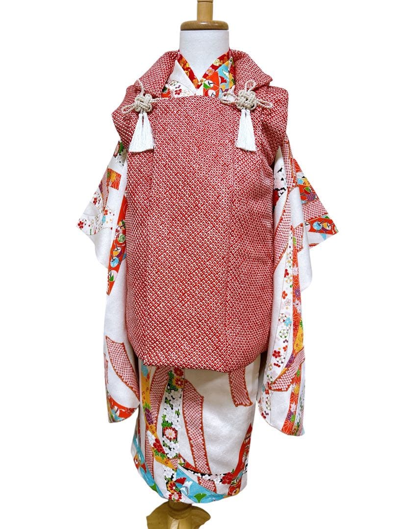【専用出品】総絞り被布♡七五三　3歳　女の子　フルセット　レトロ　アンティーク