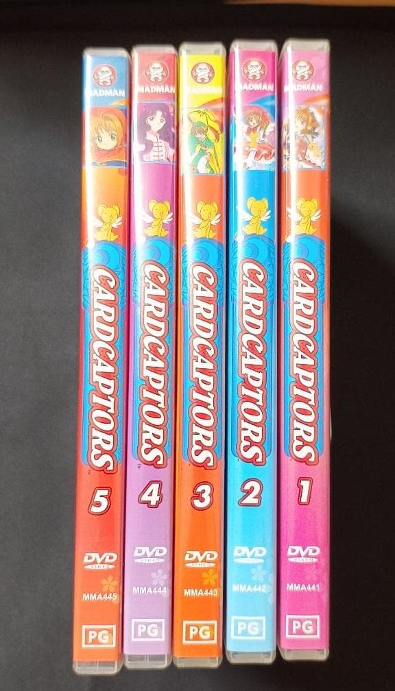 ＜レア品＞　オージー版　カードキャプターさくら DVDセット ５巻