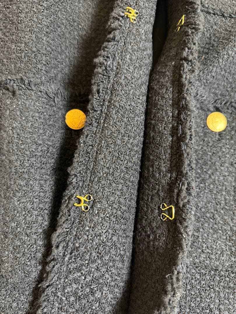 JOURNAL STANDARD L'ESSAGE ノーカラーツイードジャケット