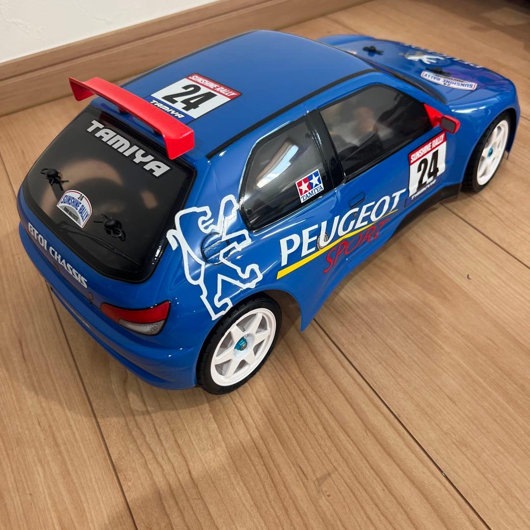 タミヤ　BT-01 プジョー 306 マキシ　メカ付き　完成品