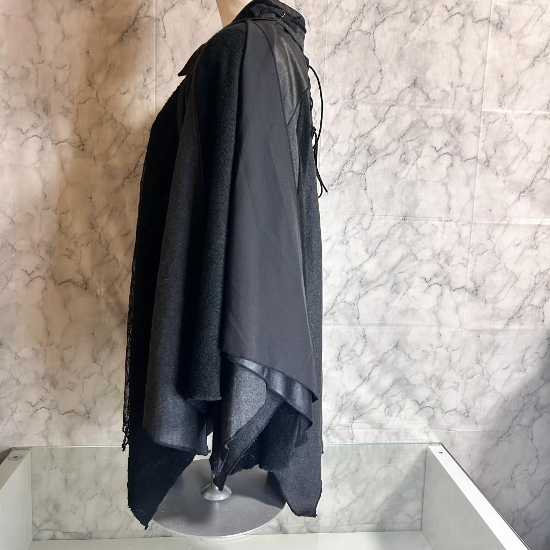 OZZON OZZCROCE オッズオン オッズクローチェ 黒 蝙蝠型ポンチョ