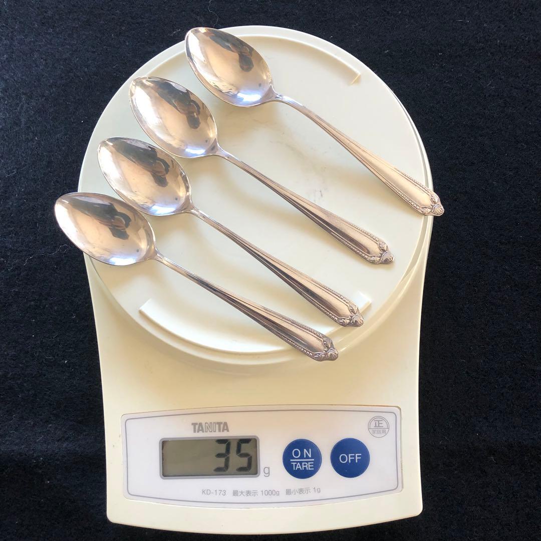 シルバー　スプーン　4本