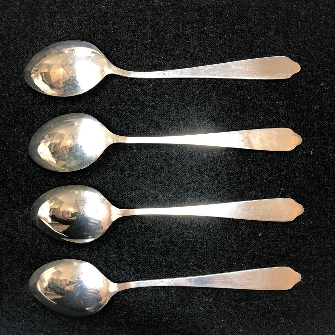 シルバー　スプーン　4本