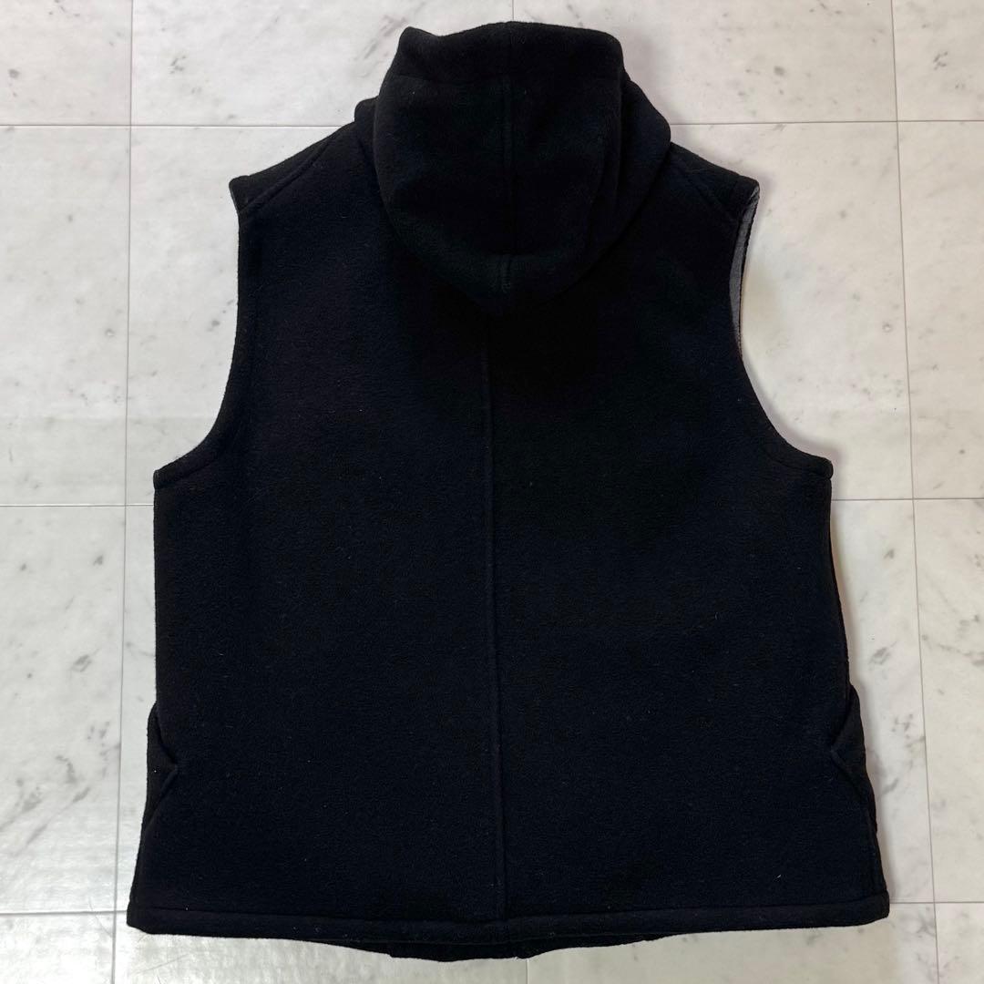 JELADO ダッフルベスト ウール アルパカブランドライナー ブラック L