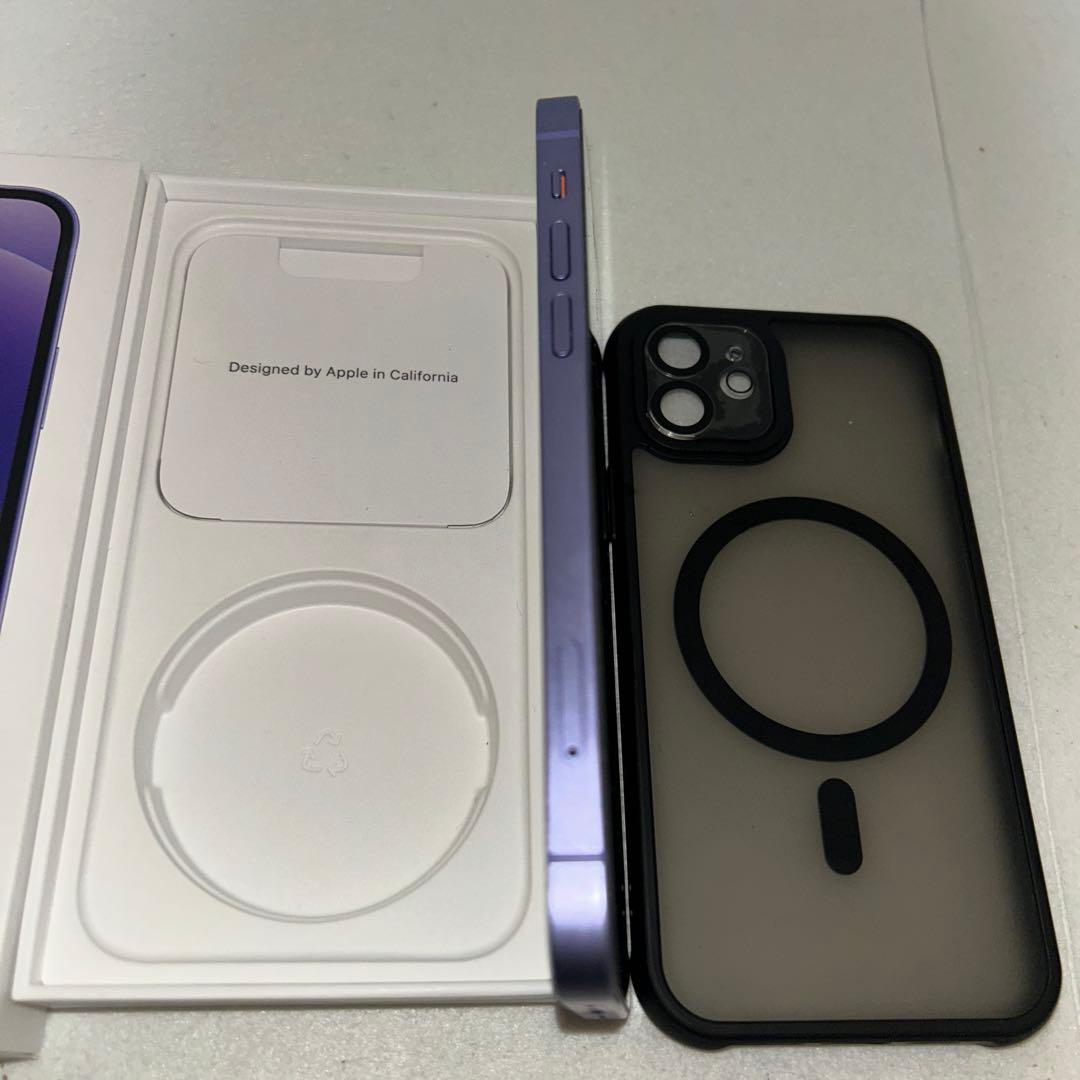Apple iPhone 12 パープル 64GB ケース フィルム付き
