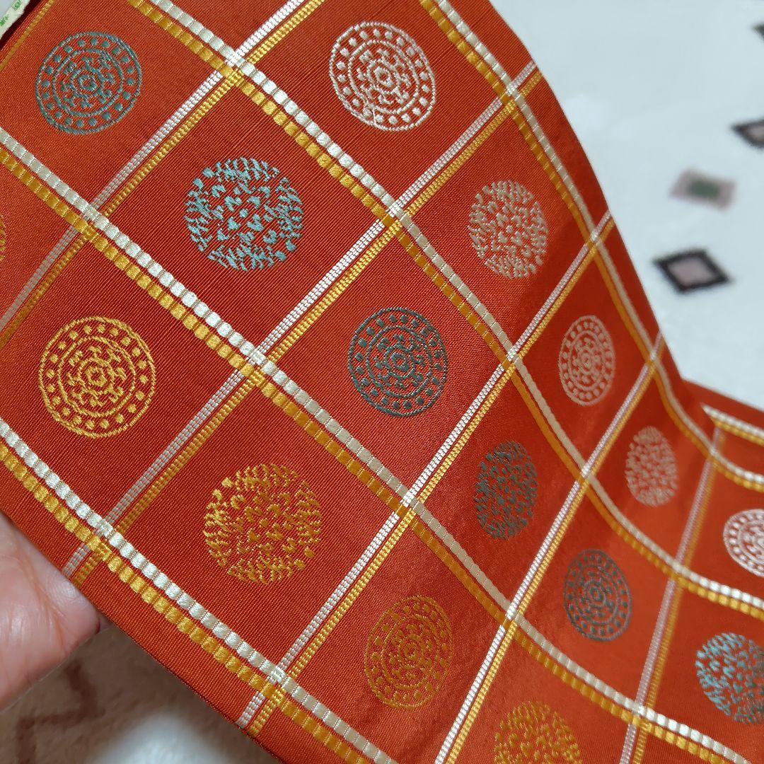 arcoiris★正絹　本場筑前博多織　半幅帯　5点セット