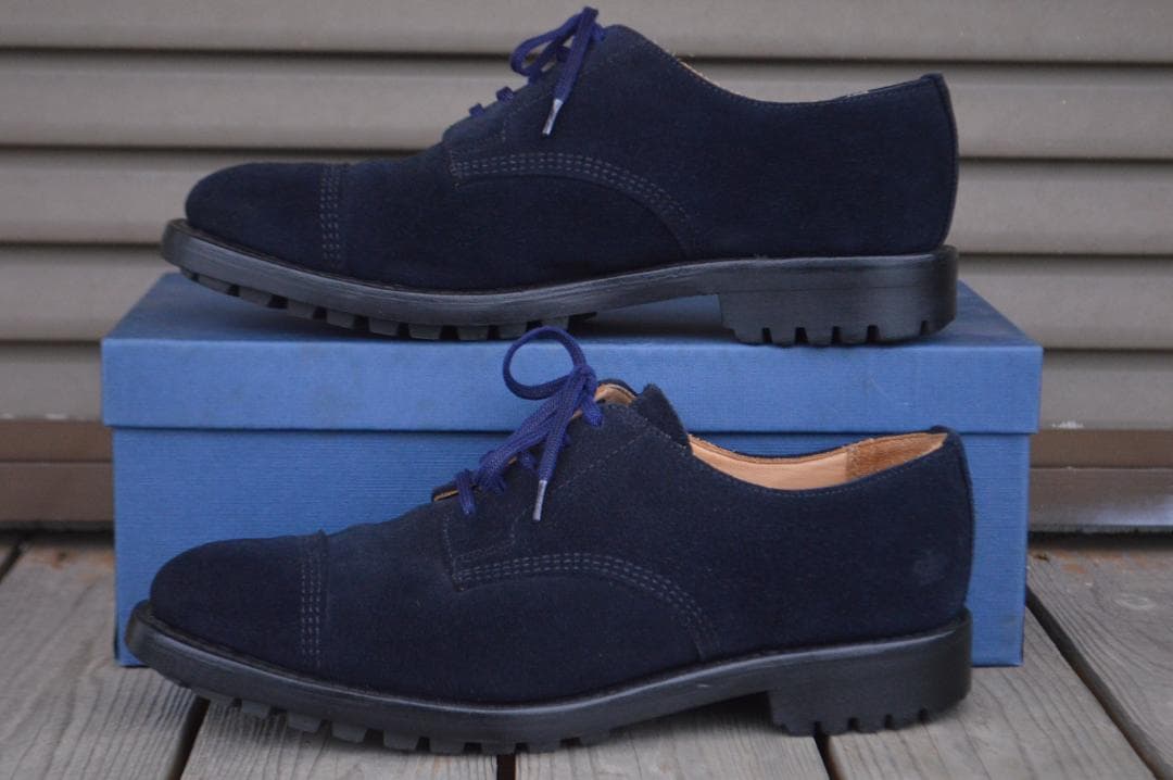 SANDERS　ミリタリーダービー　7.5　ネイビー