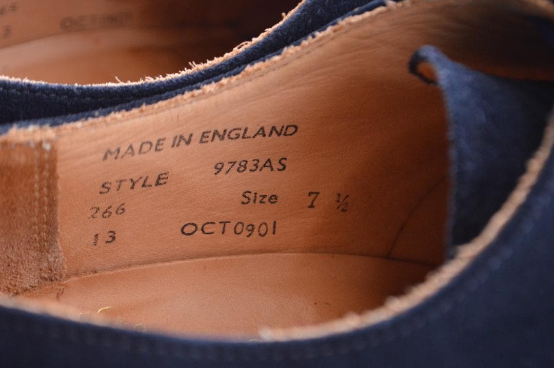 SANDERS　ミリタリーダービー　7.5　ネイビー