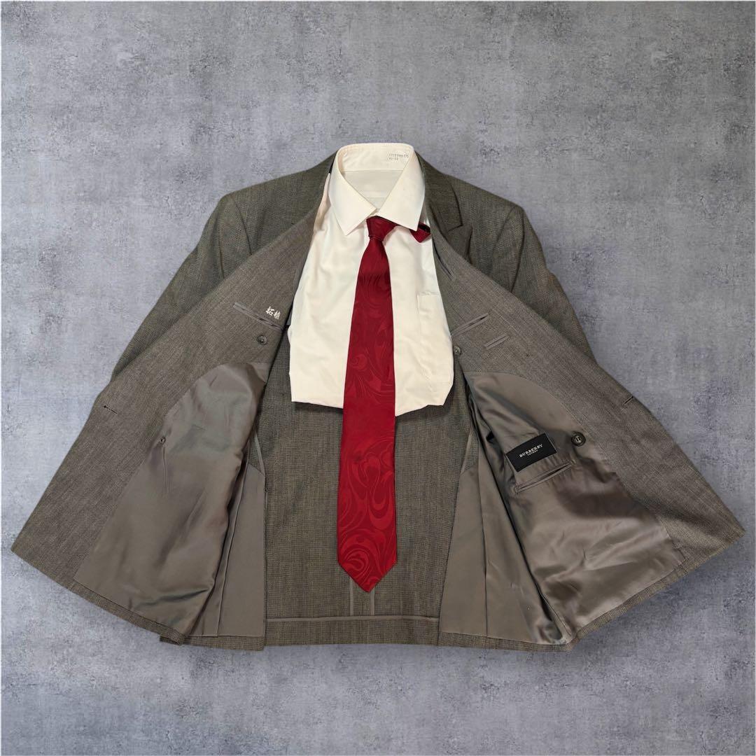 [トレバー] さまBURBERRY LONDONウールモヘア混 スーツ