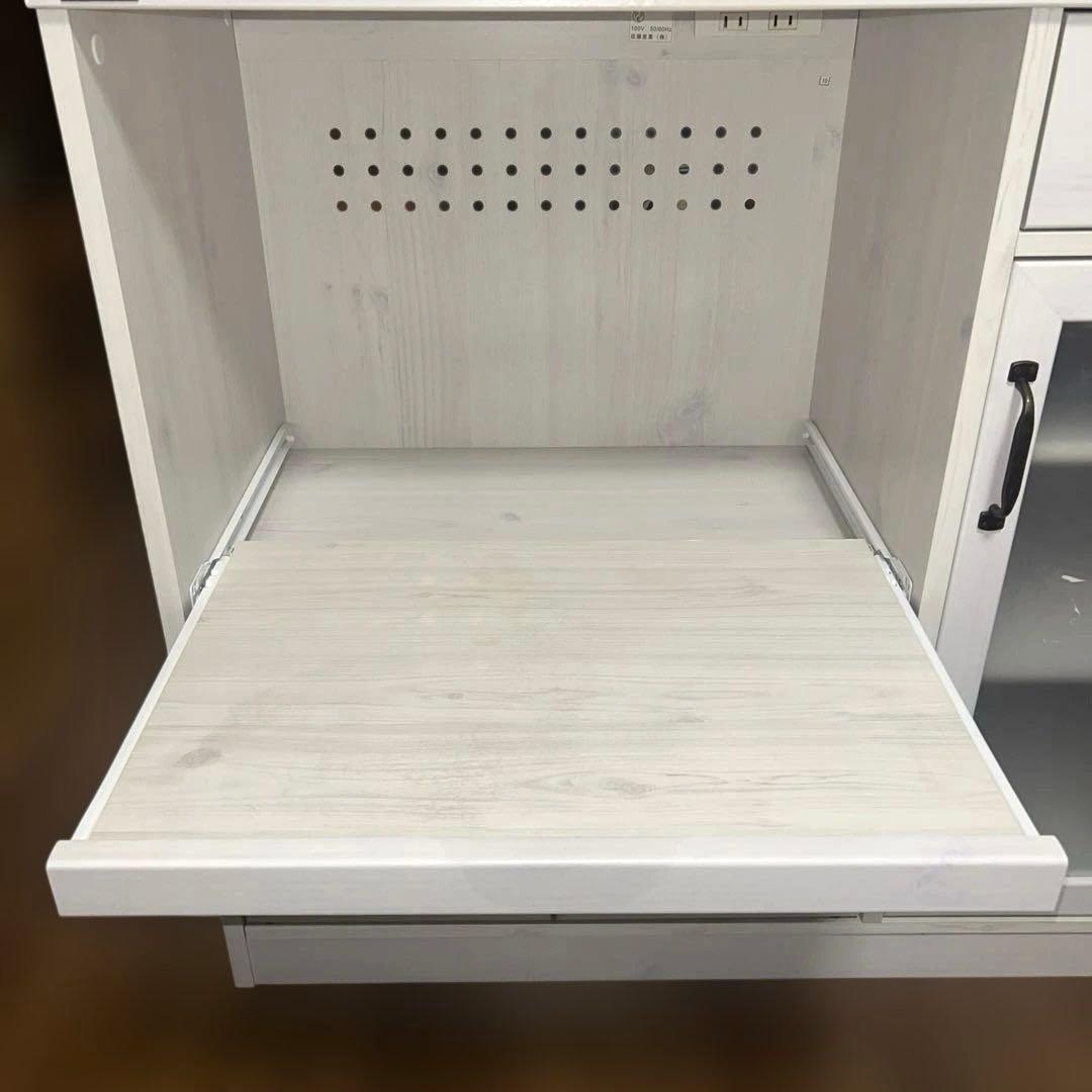 LUFFY レンジ台 レンジボード コンセント付