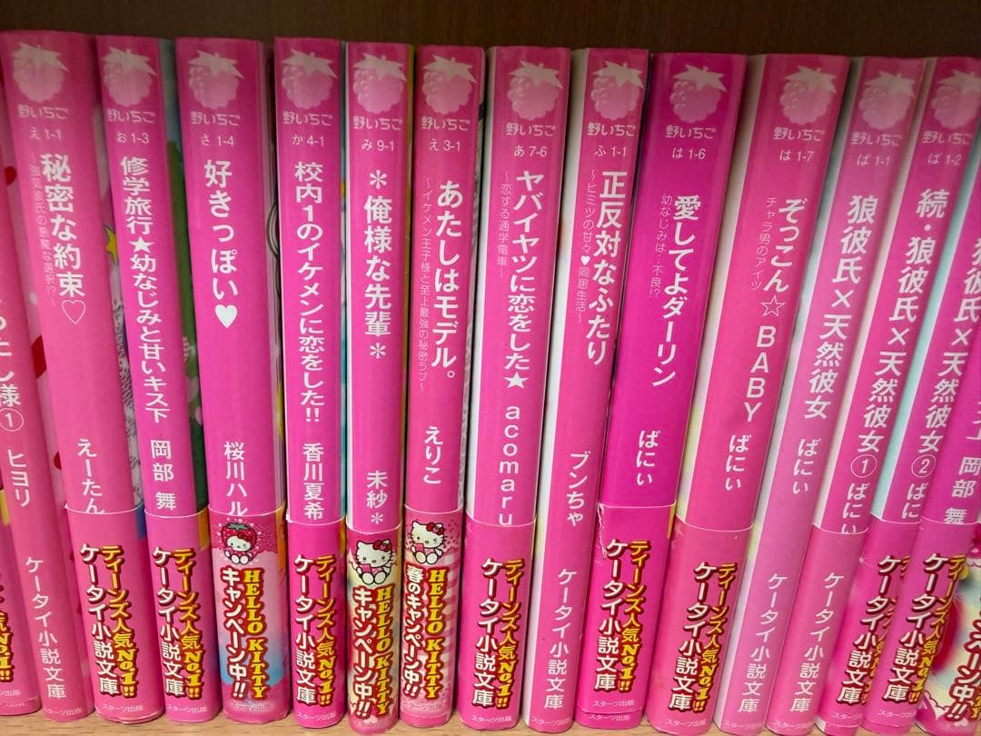 ケータイ小説　恋愛小説シリーズ 野いちご　まとめ売り　87冊