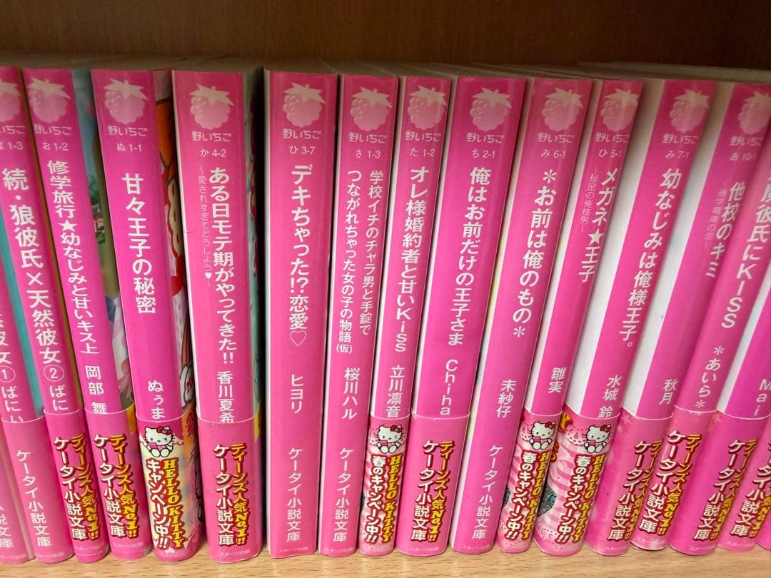 ケータイ小説　恋愛小説シリーズ 野いちご　まとめ売り　87冊