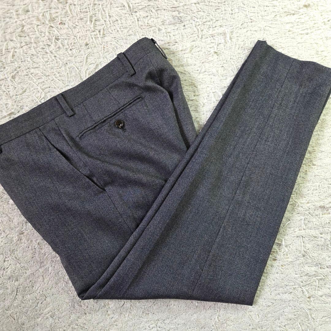 美品 エムエフエディトリアル 3ピース スーツ シャイニーウール サイズS