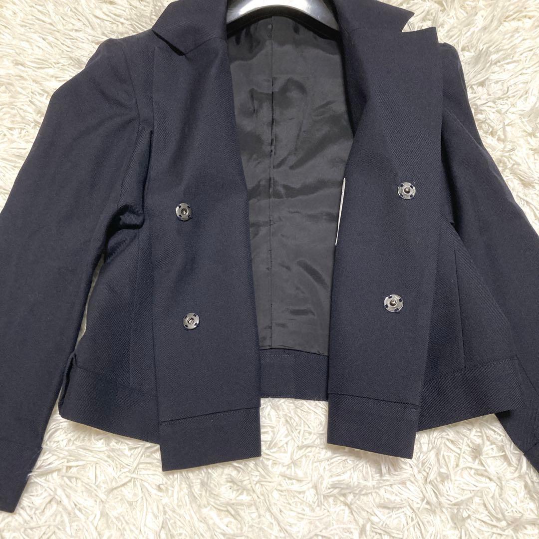 美品✨ヨウジヤマモト　クロップドジャケット　変形　S 黒　ウール　archive