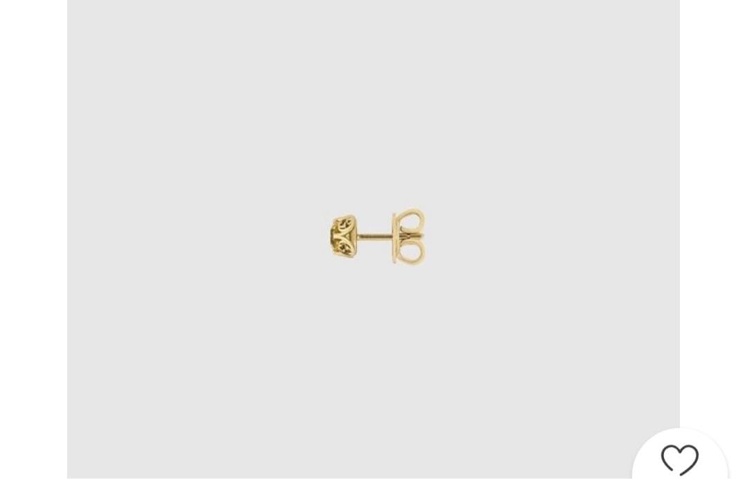 GUCCI インターロッキングピアス　K18