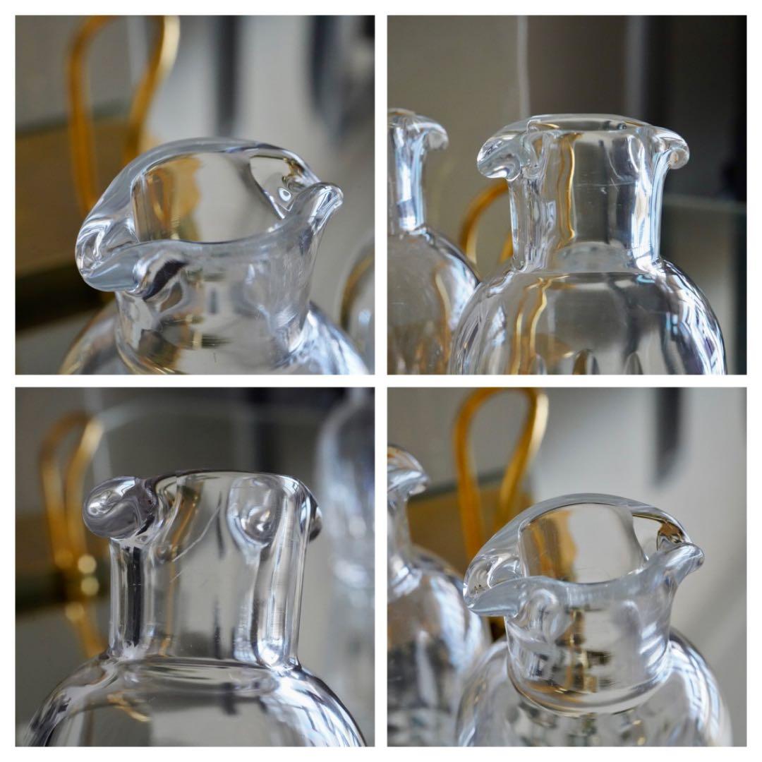 希少オールドバカラBACCARATバッキンガム★オイル＆ヴィネガー★調味料ボトル