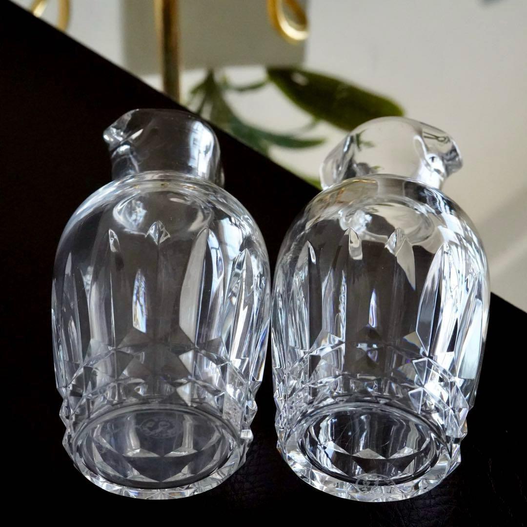 希少オールドバカラBACCARATバッキンガム★オイル＆ヴィネガー★調味料ボトル