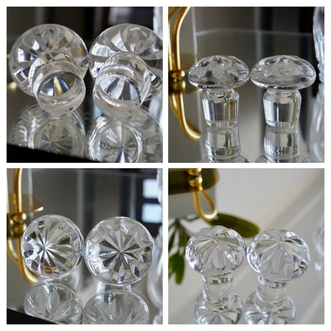 希少オールドバカラBACCARATバッキンガム★オイル＆ヴィネガー★調味料ボトル