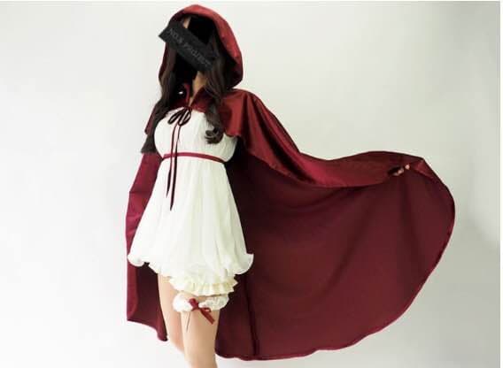赤ずきん　ケープ　コスプレ　大人　ノスプロジェクト　ハロウィン