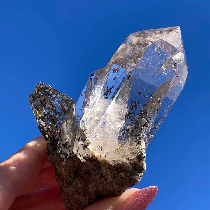 ガネーシュヒマールクォーツ 原石 クラスター