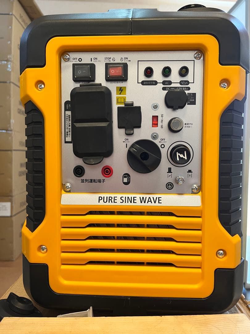 インバーター発電機　防音型　定格出力1700w 最大1880w 即日発送