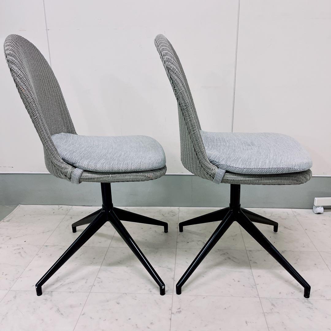 送料無料　ヴィンセントシェパード　ヤンスイベルチェア　2脚セット　2 N1480