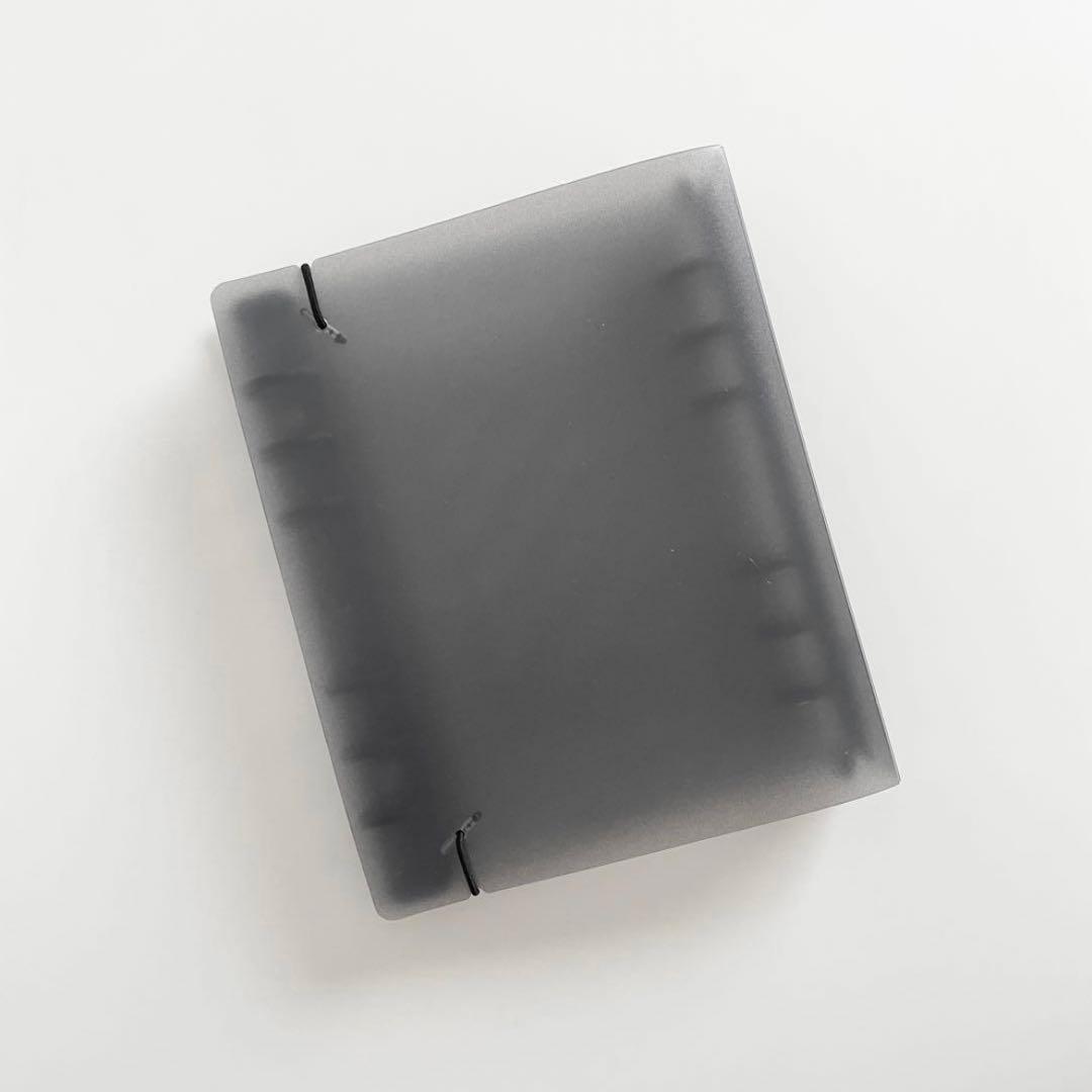 cym　韓国　貯金　バインダー　ダブルリングバインダー　白9 黒6