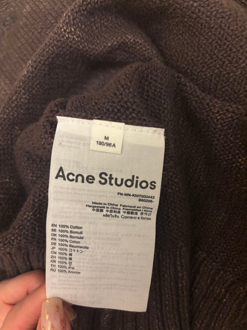 アクネストゥディオズ　クルーネックニット