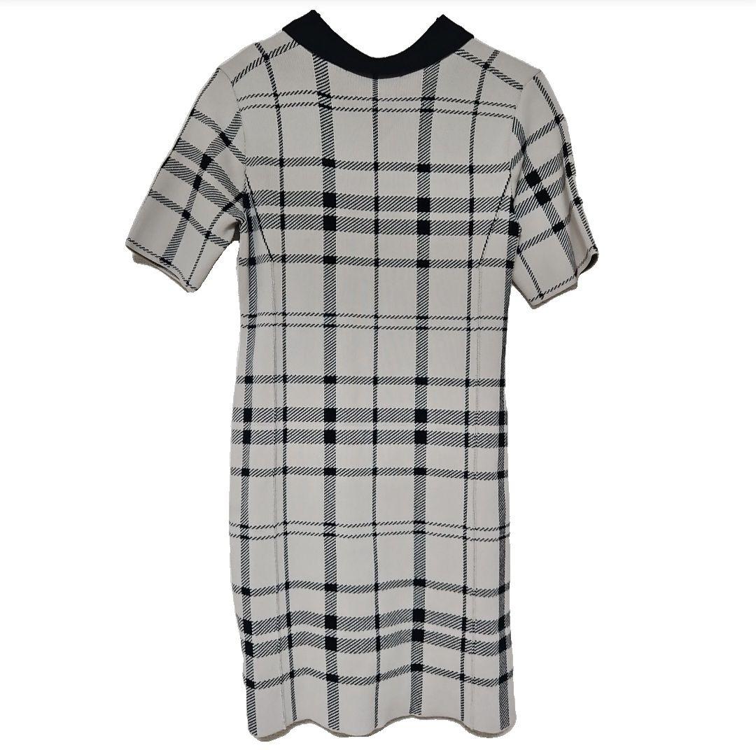Her lip to チェック柄 半袖ミニワンピース