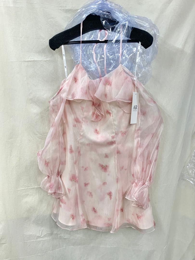 ピンクAR26801 AngelR キャバドレス　ローブドフルール　ブリエ系