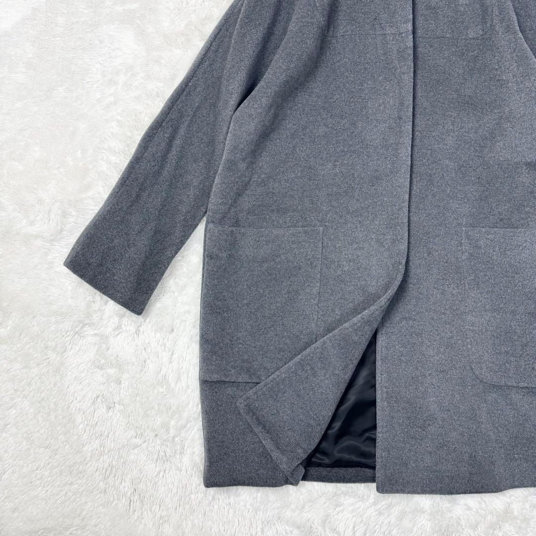 【タグ付き新品】ノット　アンゴラ混フード付きウールコート　トゥモローランド